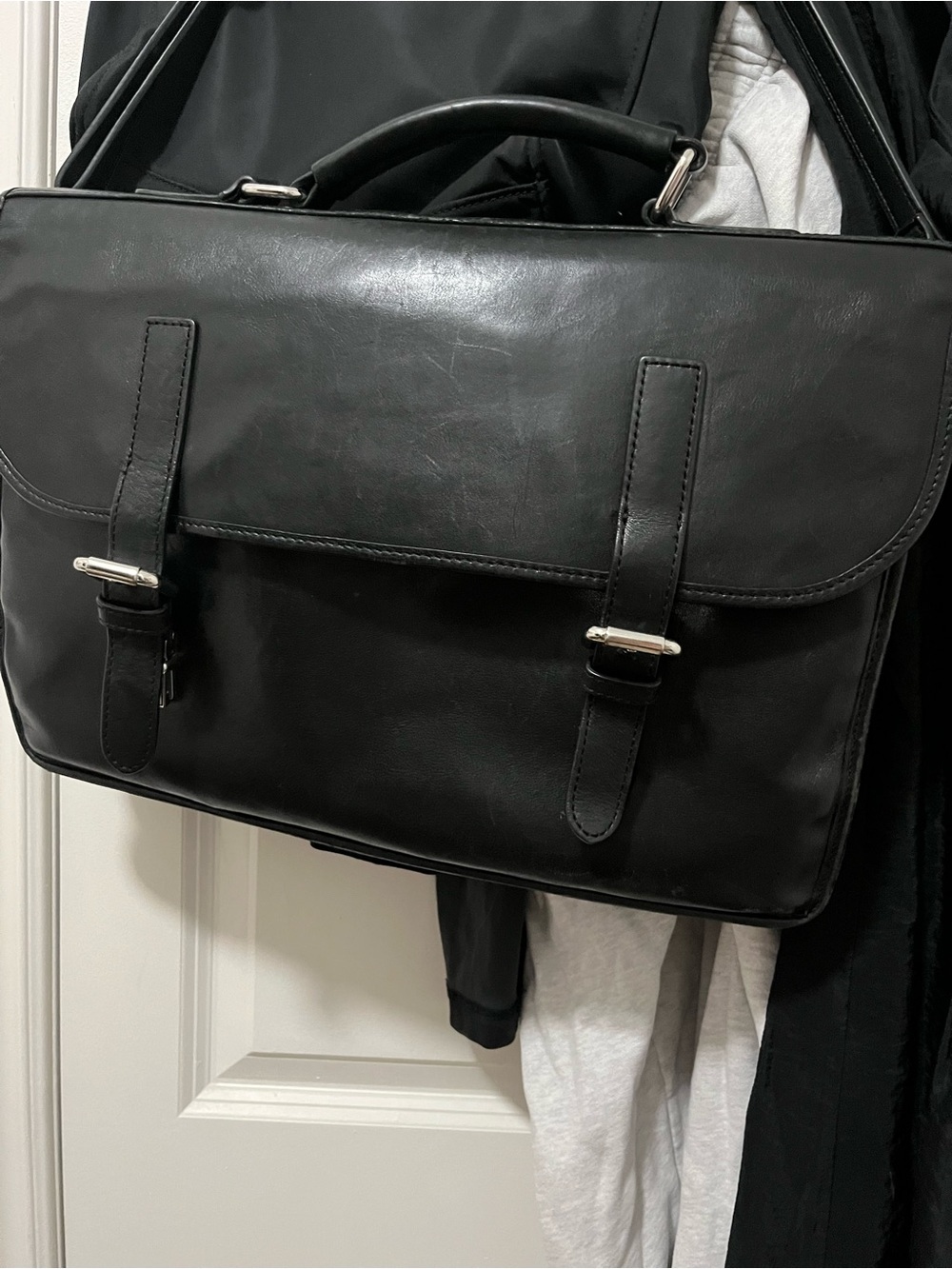 Danier Black Leather Briefcase